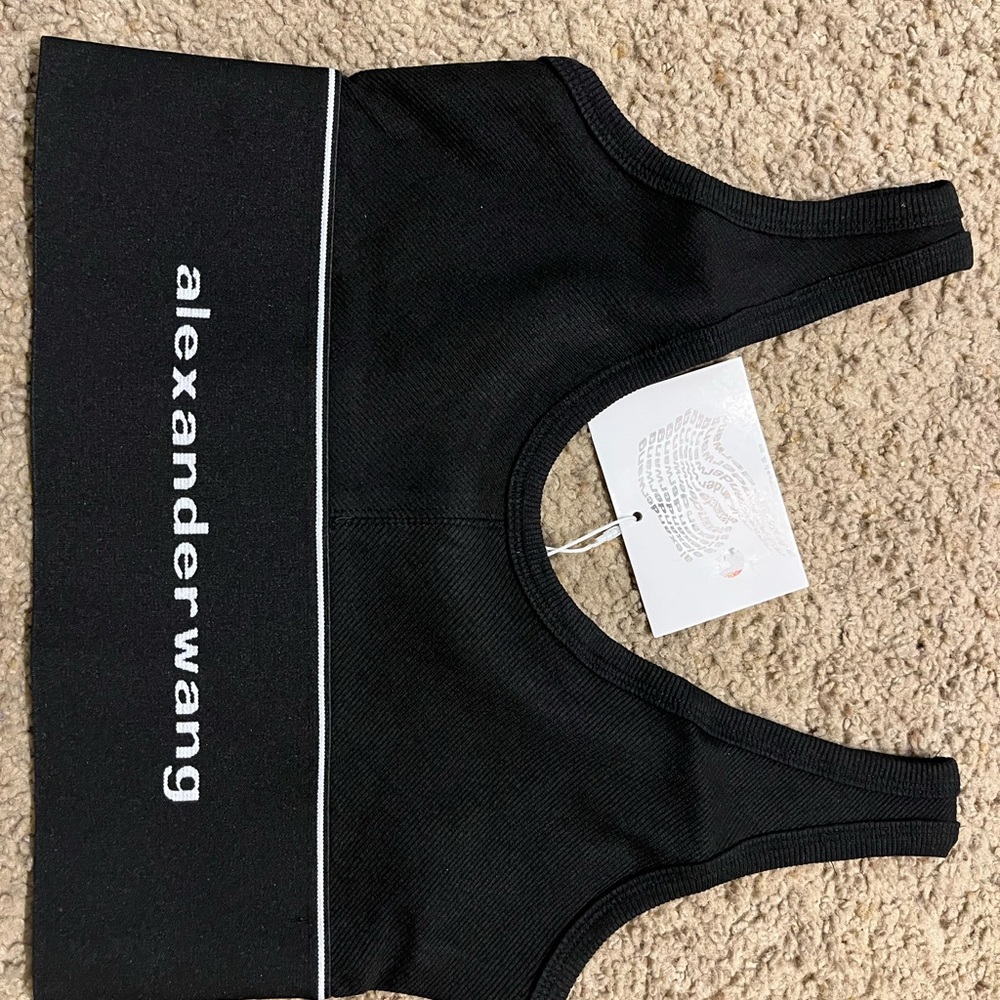 NWT Alexander Wang Logo Halter S